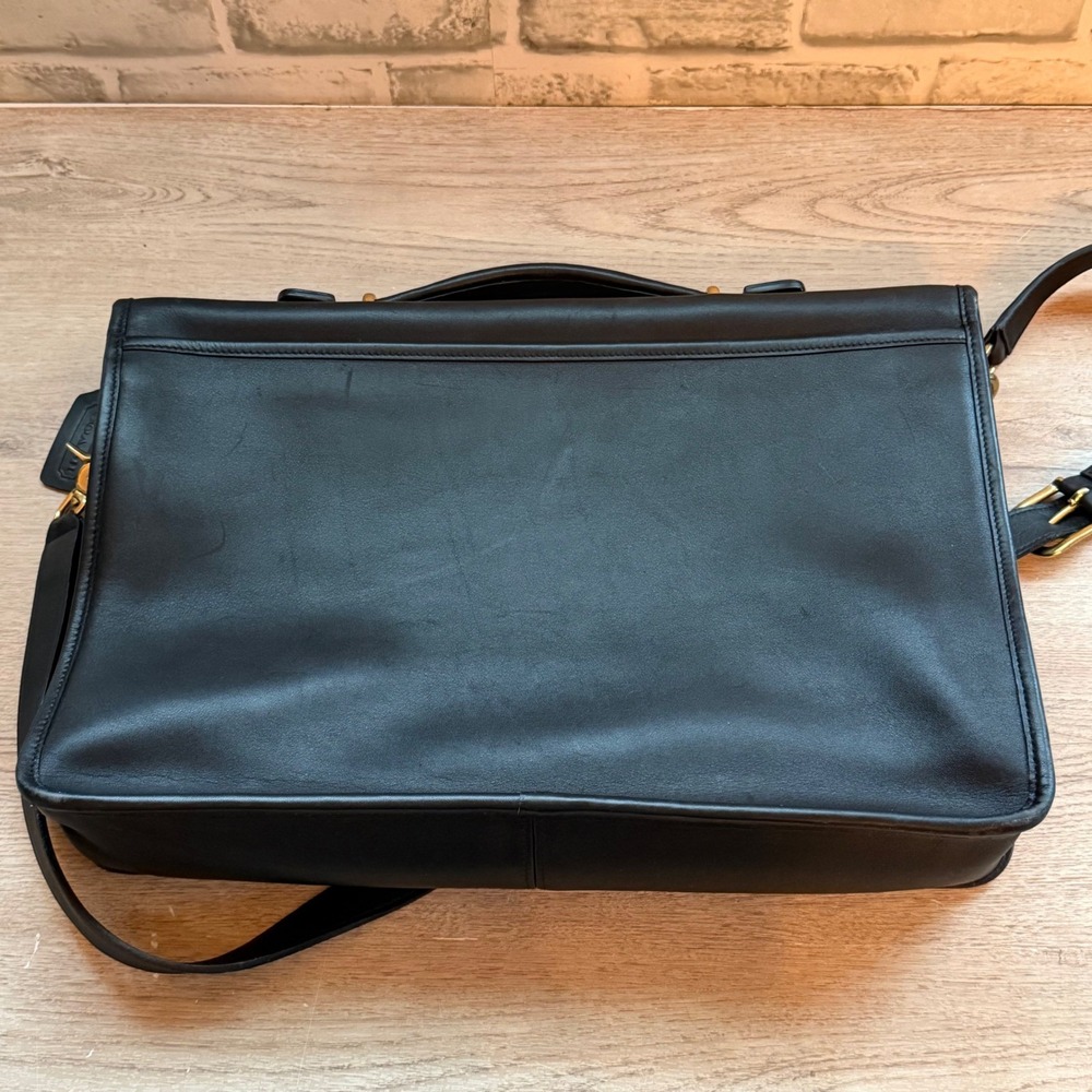 Coach Leather Briefcase Black - Picture 6 of 16